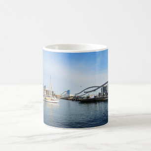 Hafen von Barcelona Kaffeetasse