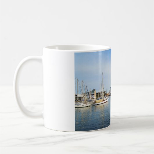 Hafen von Barcelona Kaffeetasse (Links)