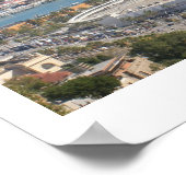 Hafen von Barcelona Poster (Ecke)