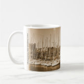 Hafen von Barcelona - Segelboote - Tasse (Links)