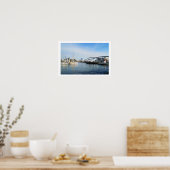 Hafen von Barcelona Spanien Poster (Küche)