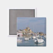 Hafen von Barfleur in Frankreich Magnet (Vorderseite/Rückseite)