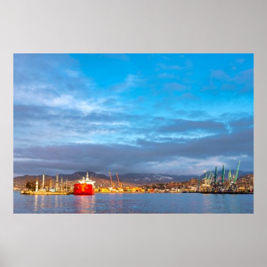 Hafen von Batumi Poster (Vorne)