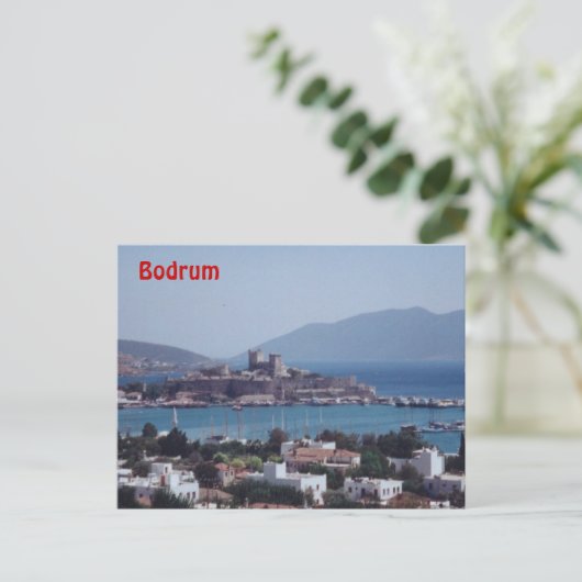 Hafen von Bodrum Postkarte (Stehend Vorderseite)