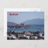 Hafen von Bodrum Postkarte (Vorne/Hinten)