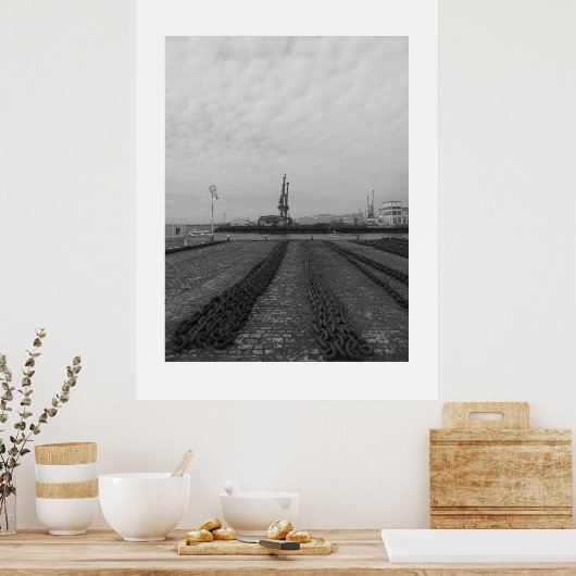 Hafen von Brest Poster (Küche)