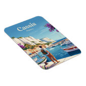 Hafen von Cassis Frankreich Magnet (Rechte Seite)