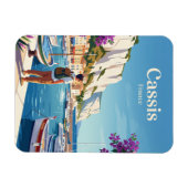 Hafen von Cassis Frankreich Magnet (Horizontal)