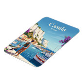 Hafen von Cassis Frankreich Magnet (Linke Seite)