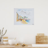 Hafen von Concarneau | Bretagne, Frankreich Poster (Küche)