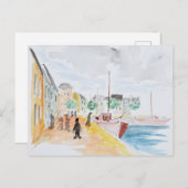 Hafen von Concarneau | Bretagne, Frankreich Postkarte (Vorne/Hinten)