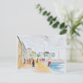 Hafen von Concarneau | Bretagne, Frankreich Postkarte (Stehend Vorderseite)