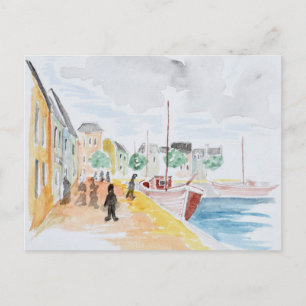 Hafen von Concarneau   Bretagne, Frankreich Postkarte