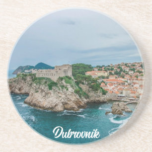 Hafen von Dubrovnik und Untersetzer im Stadtzentru