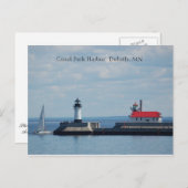 Hafen von Duluth, Hafen von Canal Park Duluth, MN Postkarte (Vorne/Hinten)