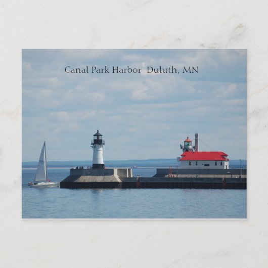 Hafen von Duluth, Hafen von Canal Park Duluth, MN Postkarte (Vorderseite)
