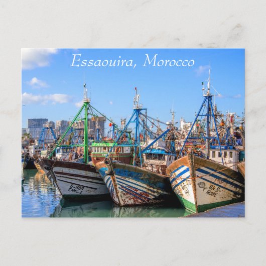 Hafen von Essaouira Postkarte (Vorderseite)