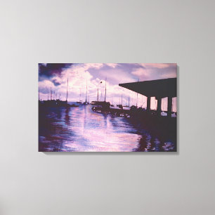 Hafen von Fort de France Leinwanddruck