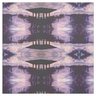 Hafen von Fort de France, Martinique Stoff