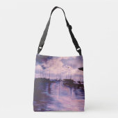 Hafen von Fort de France Tragetaschen Mit Langen Trägern (Rückseite)