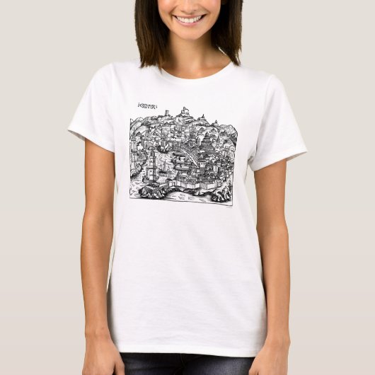 Hafen von Genua, 1493 T-Shirt (Vorderseite)