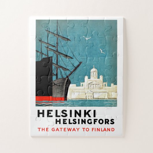 Hafen von Helsinki, Puzzle (Vertikal)