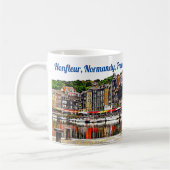 Hafen von Honfleur in der Normandie, Frankreich. Kaffeetasse (Links)