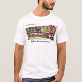 Hafen von Honfleur in der Normandie, Frankreich. T-Shirt (Vorderseite)
