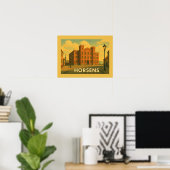 Hafen von Horsens Dänemark Poster (Heimbüro)