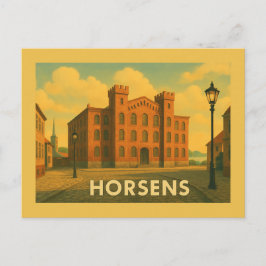 Hafen von Horsens Dänemark Postkarte