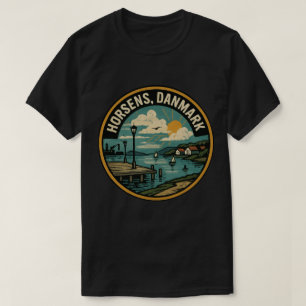Hafen von Horsens Dänemark T-Shirt