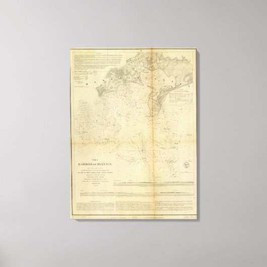 Hafen von Hyannis Leinwanddruck (Vorderseite)