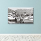 Hafen von Kapstadt Canvas Print Leinwanddruck (Insitu (Holzboden))