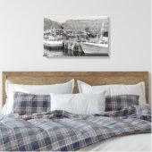 Hafen von Kapstadt Canvas Print Leinwanddruck (Insitu (Schlafzimmer))