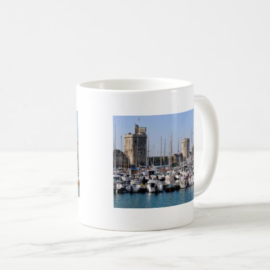Hafen von La Rochelle in Frankreich Kaffeetasse (VorderseiteRechts)