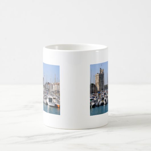 Hafen von La Rochelle in Frankreich Kaffeetasse (Mittel)