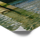 Hafen von l'Herbaudière in Frankreich Poster (Ecke)