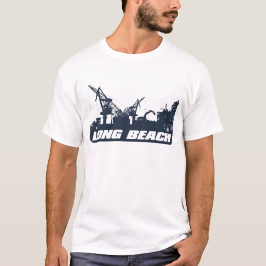 Hafen von Long Beach T-Shirt (Vorderseite)