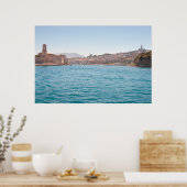Hafen von Marseille Poster (Küche)
