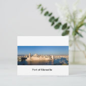 Hafen von Marseille Postkarte (Stehend Vorderseite)