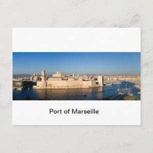 Hafen von Marseille Postkarte