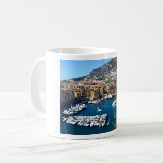 Hafen von Monaco Kaffeetasse (Vorderseite Links)