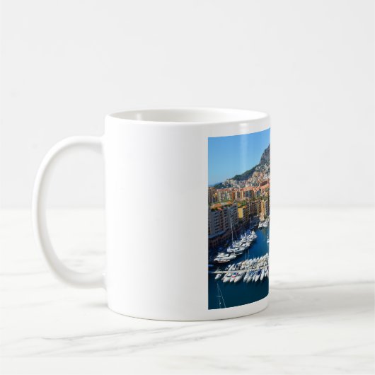 Hafen von Monaco Kaffeetasse (Links)