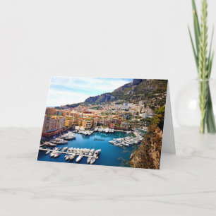Hafen von Monaco Karte