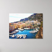 Hafen von Monaco Leinwanddruck (Vorderseite)