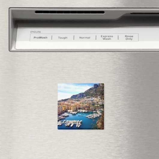 Hafen von Monaco Magnet (In Situ (Geschirrspüler))