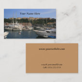 Hafen von Monaco Visitenkarte (Vorne/Hinten)
