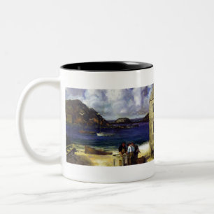 Hafen von Monhegan - George Bellows - 1913 Zweifarbige Tasse