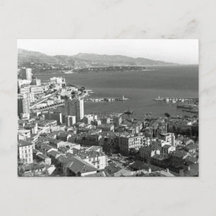 Hafen von Monte Carlo Fürstentum Monaco Vintage Postkarte