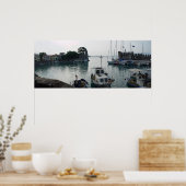 Hafen von Nafpaktos Poster (Küche)